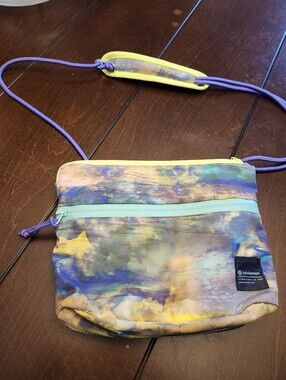 lululemon athletica Yellow & Purple Tie-Dye Crossbody Bag